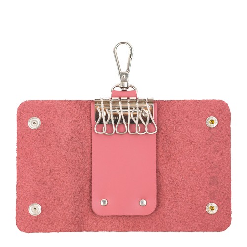 Port-chei piele liliac inchis PC029