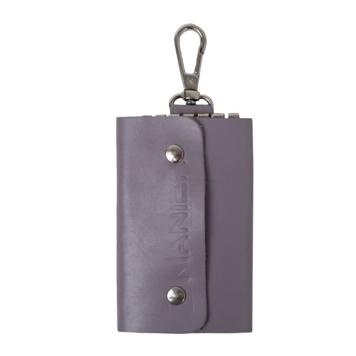 Port-chei piele gri/mauve PC034