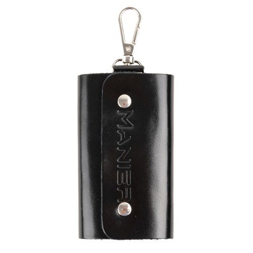 Port-chei piele negru lucios PC040