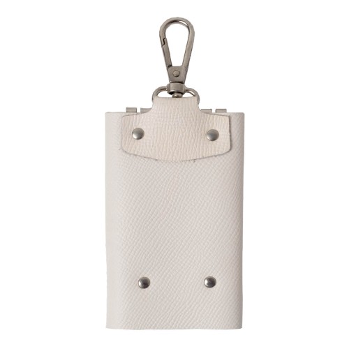 Port-chei piele alb texturat PC051