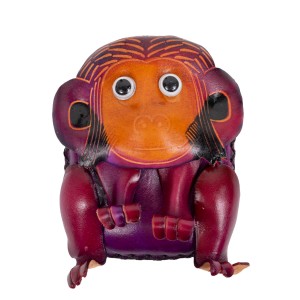 Port-monede piele naturala Monkey-PM001