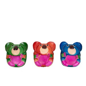 Port-monede piele Koala multicolor PM043