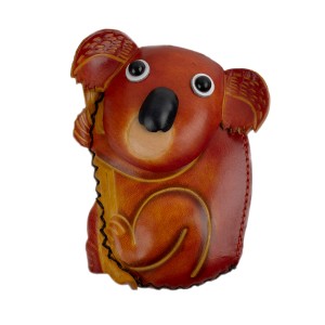 Port-monede piele Koala maro PM044