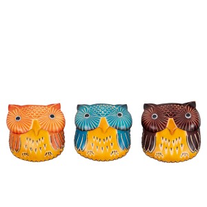 Port-monede piele Buha multicolora PM051