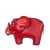 Port-monede piele elefant rosu PM135
