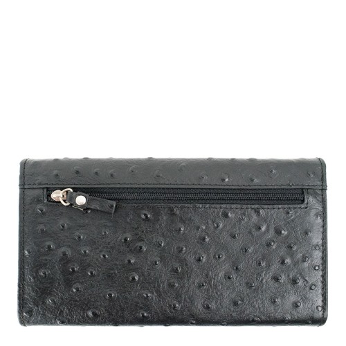 Portofel din piele naturala negru Model PTF008
