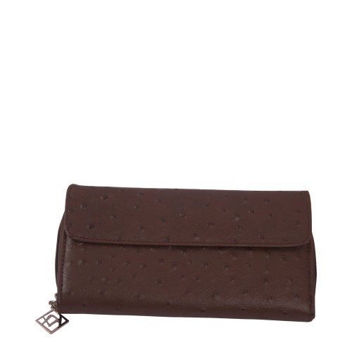 Portofel din piele naturala maro Model PTF010