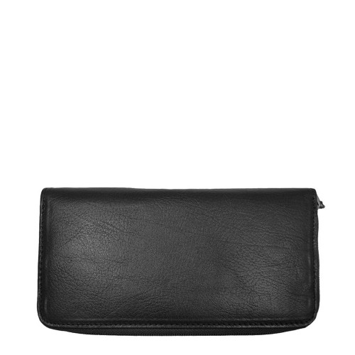 Portofel din piele naturala negru PTF014