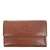 Portofel din piele naturala maro cognac Model PTF029