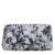 Portofel din piele naturala cu imprimeu floral PTF034