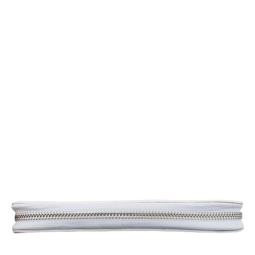 Portofel din piele naturala cu imprimeu floral PTF038