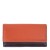 Portofel piele oranj/multicolor PTF148
