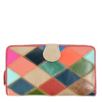 Portofel piele multicolor PTF152