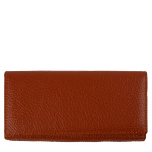 Portofel dama piele naturala oranj PTF159