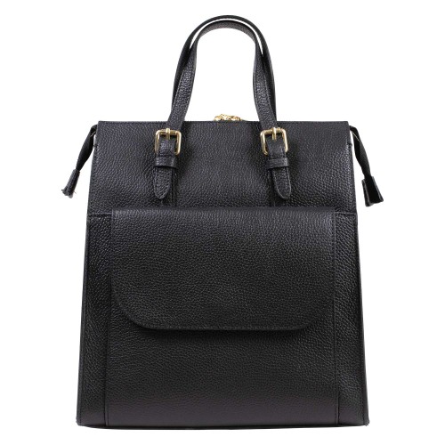 Rucsac piele neagra GF3395