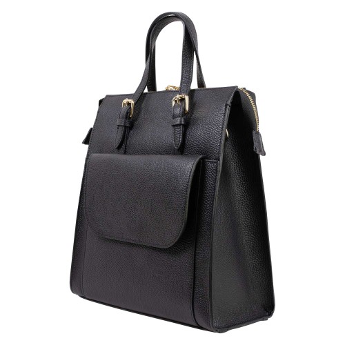 Rucsac piele neagra GF3395