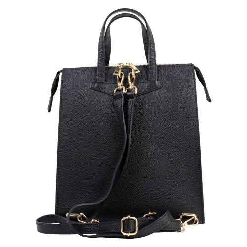 Rucsac piele neagra GF3395