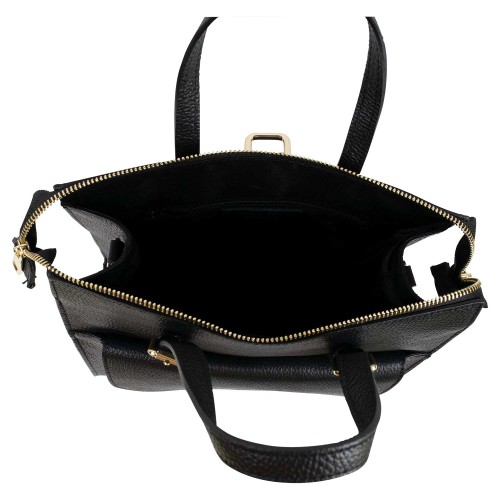 Rucsac piele neagra GF3395