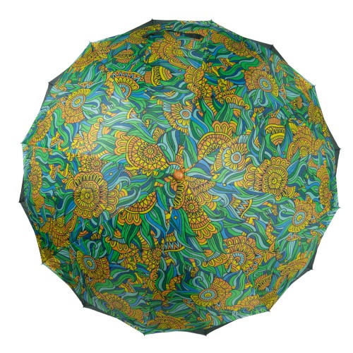 Umbrela imprimeu verde UB002