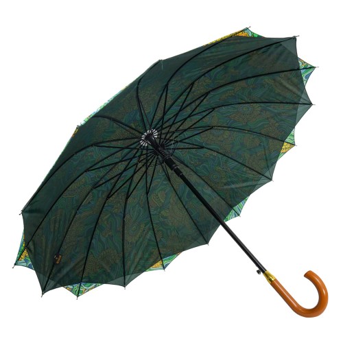 Umbrela imprimeu verde UB002