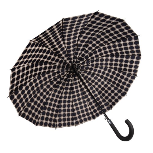 Umbrela gri cu buline negre UB016